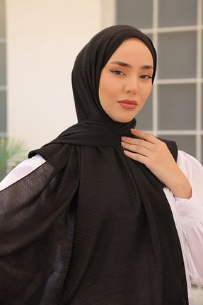 شال مشکی زنانه پلی استر Silk Home - کد 838591034