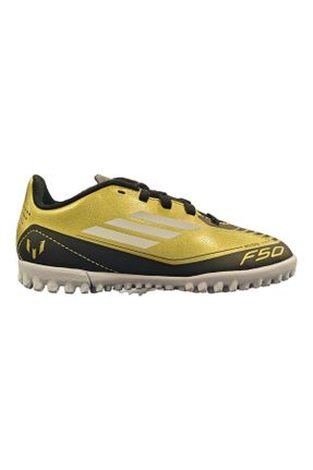کفش فوتبال چمن مصنوعی طلائی مردانه چرم مصنوعی کد 835918900