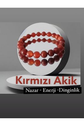 دستبند جواهر قرمز زنانه سنگ طبیعی Gift Sellection - کد 649036729