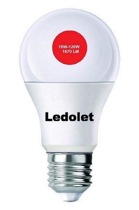 لامپ سفید LEDOLET - کد 39311310