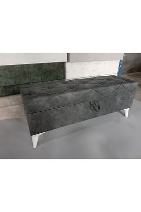 پوف و نیمکت طوسی 120 x 40 YUSE MOBİLYA VE AKSESUAR - کد 62290586