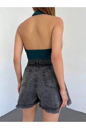 شلوارک و برمودا مشکی زنانه Relaxed Genel Markalar - کد 838716069
