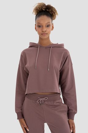 سوئیشرت اسپرت بنفش زنانه اورسایز Superstacy - کد 750081627