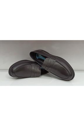 کفش کژوال مشکی مردانه چرم طبیعی پاشنه کوتاه ( 4 - 1 cm ) پاشنه ساده کد 835111870