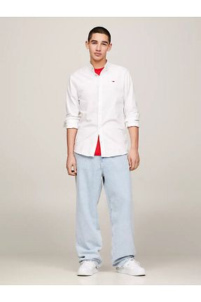 پیراهن طلائی مردانه اسلیم فیت Tommy Hilfiger - کد 838770950