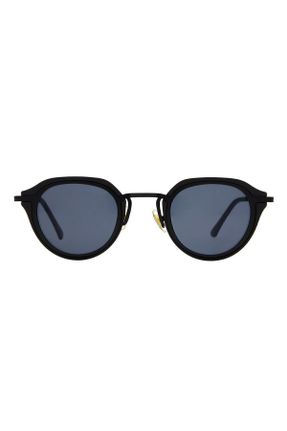 عینک آفتابی مشکی زنانه 50 UV400 فلزی هندسی کد 107164055