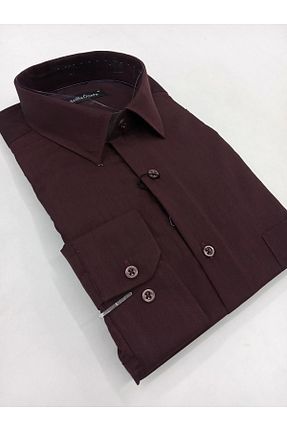 پیراهن زرشکی مردانه گشاد ATİLLA ÖZER - کد 838903648