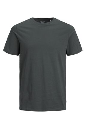 تی شرت مشکی مردانه رگولار یقه گرد تکی بیسیک کد 235264526