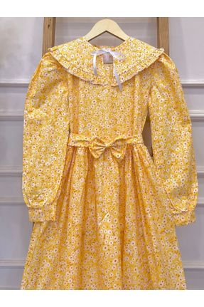 لباس زرد زنانه بافتنی رگولار کد 458699765