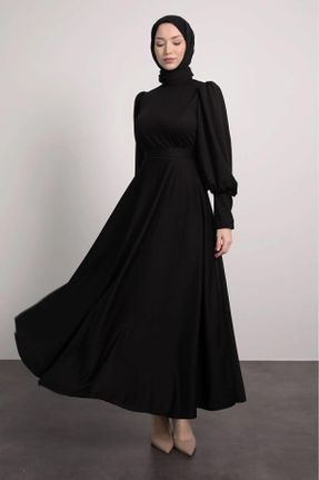 لباس اسلامی مشکی زنانه گلوژ بافتنی کد 815842526