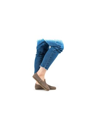 کفش کژوال طوسی زنانه نبوک Aintap - کد 50334280