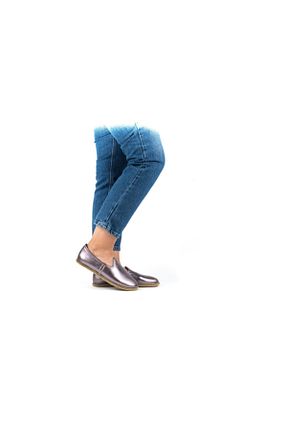 کفش کژوال متالیک زنانه چرم خالص Aintap - کد 50158641