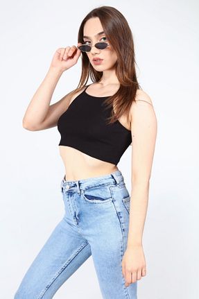 بلوز مشکی زنانه ساده AFŞAR MODA - کد 122817370
