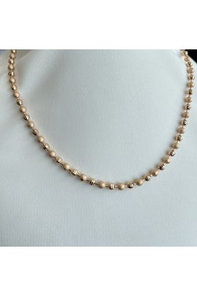 گردنبند جواهر طوسی زنانه روکش طلا کد 802495298