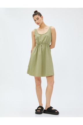 لباس سبز زنانه بافتنی ریلکس کد 706497526
