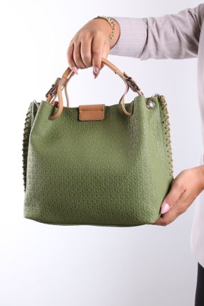 کیف دوشی سبز زنانه چرم مصنوعی کد 789619985
