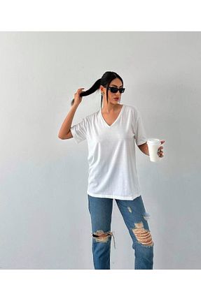 تیشرت نباتی زنانه Relaxed Oyer Moda - کد 821875184