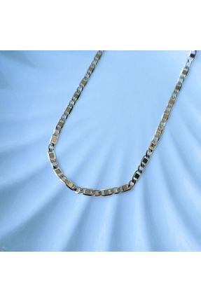 گردنبند استیل ( فولاد ) طلائی زنانه رودیوم leargia - کد 838781615