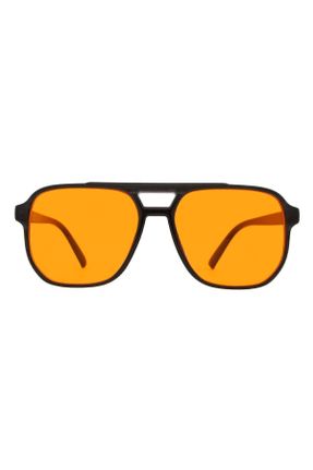 عینک آفتابی مشکی زنانه 54 UV400 پلاستیک مستطیل کد 370795448