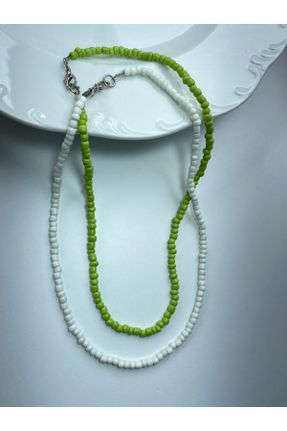 گردنبند جواهر سبز زنانه اکریلیک کد 315792532