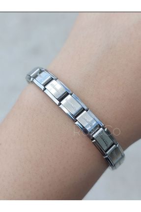 دستبند استیل زنانه فولاد ( استیل ) کد 723377442