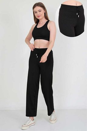 ساق شلواری مشکی زنانه بافتنی DynamicLeggings - کد 826031866