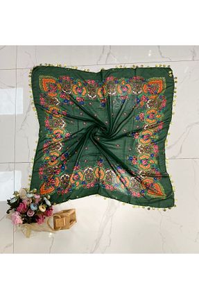 روسری سبز پنبه ای Dicle - کد 838958236