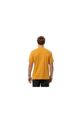 تی شرت زرد مردانه رگولار کد 828370466