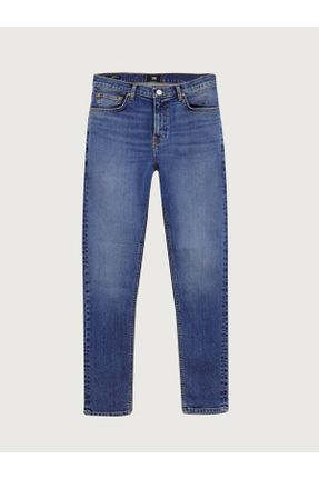 شلوار جین آبی مردانه پاچه تنگ جین استاندارد کد 819524431