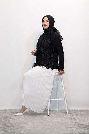 بلوز مشکی زنانه رگولار کد 829223059