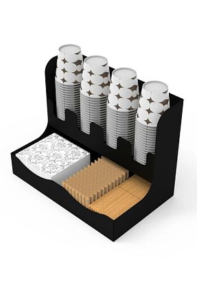 نظم دهنده کمد مشکی 1 پارچه EFKA - کد 806692222