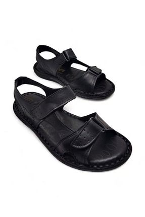 صندل مشکی مردانه پاشنه تخت MAGIC SHOES - کد 319250887