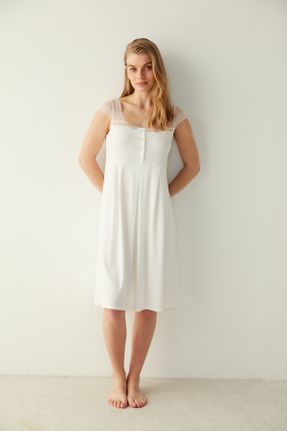 لباس شب سفید زنانه کد 670677381