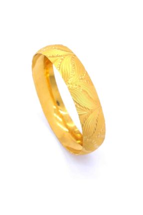 دستبند استیل طلائی روکش طلا کد 104640136