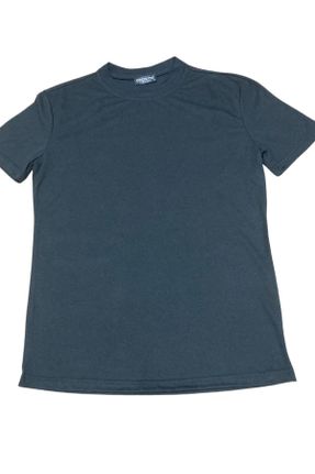 تی شرت مشکی زنانه رگولار یقه گرد کد 834055864