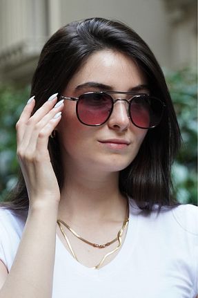 عینک آفتابی قهوه ای زنانه UV400 hoeby - کد 838888375