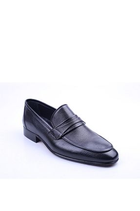 کفش کژوال مشکی مردانه چرم خالص oskar - کد 247836414