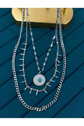 گردنبند استیل ( فولاد ) زنانه استیل (فولاد) TAQI’M JEWELRY - کد 838950752