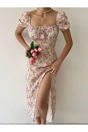 لباس بژ زنانه بافتنی پلی استر بند دار بیسیک کد 274577619