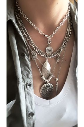 گردنبند جواهر زنانه پوشش زاماک کد 655460898