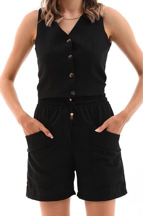 ست بالاتنه و پائین تنه مشکی زنانه بافتنی aytenli - کد 838324044
