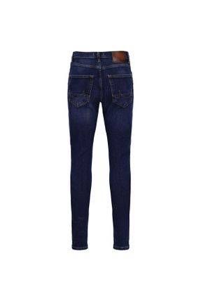 شلوار جین آبی مردانه پاچه تنگ جین استاندارد کد 645849025