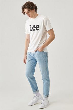 شلوار جین آبی مردانه پاچه تنگ Lee - کد 305279593