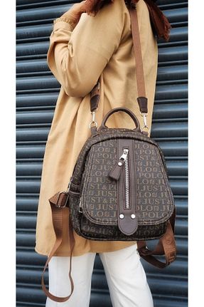 کوله پشتی قهوه ای زنانه سایز متوسط Just Polo - کد 267414117
