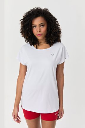 تی شرت سفید زنانه رگولار کد 814904441