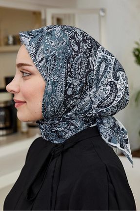 روسری مشکی پنبه ای Emproyal - کد 839043155