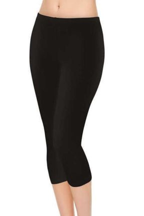 ساق شلواری مشکی زنانه جین لیکرا سایز بزرگ کد 51674479