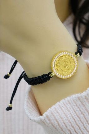 دستبند طلا زرد زنانه کد 143605276