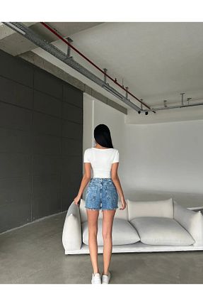 تونیک سفید زنانه بافتنی HASREYA - کد 839137301