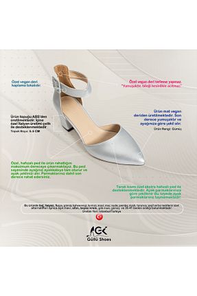 کفش پاشنه بلند کلاسیک زنانه چرم مصنوعی Güllü Shoes - کد 795132660